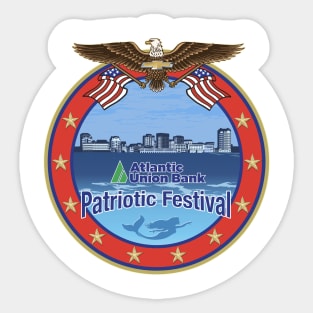 atlantic patriotic Sticker